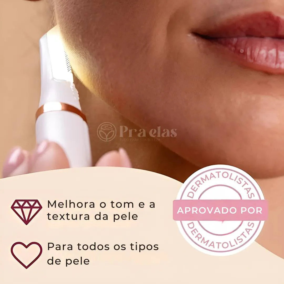 Esfoliante Facial e Removedor de Pelos