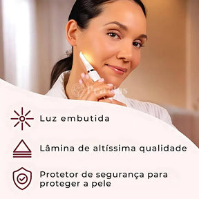 Esfoliante Facial e Removedor de Pelos