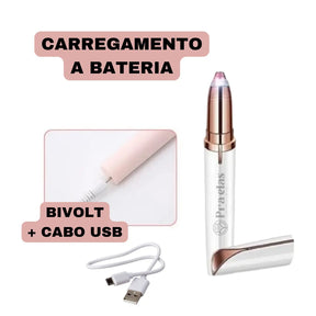 Caneta Depiladora de Sobrancelha e Pelos Faciais Indolor ®