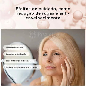 Máscara Facial de Colágeno para Rugas