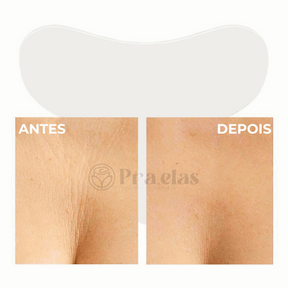 Plaquinha Antirrugas Rejuvenescedora para Colo do Peito